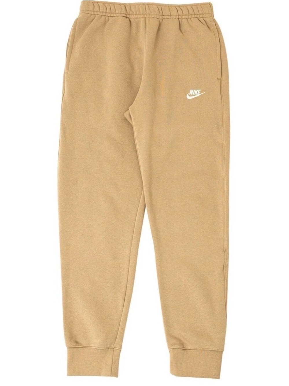 Nike Unisex Khaki Tan Fleece Jogger Pants